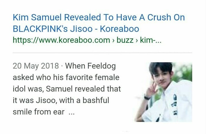 Micha Chu On Twitter Samuel Got Jisoo S Poster He Might Be So