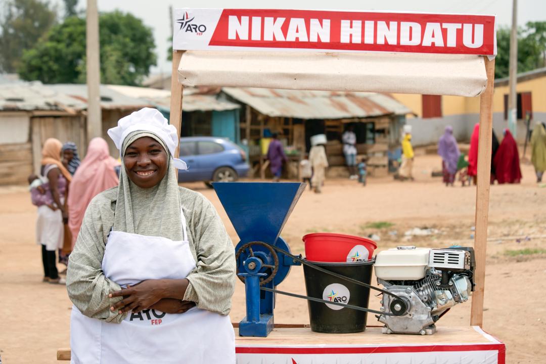 AhamRochasFDN's tweet photo. Another milestone for the #AROFEP ππ! Today we celebrate πas Hindatu starts her entrepreneurship journey. We cannot contain our joy, and neither can she (as you can tellβΊ) as she sees her equipment fully set up for her grinding business.
We wish you all the best, Hindatu. https://t.co/BLgwHFB9az