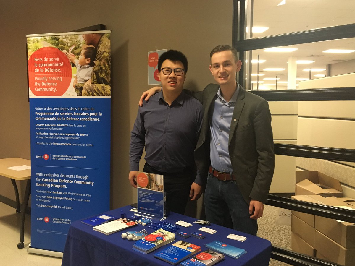 Proud to represent at the CFMWS Workplace Wellness Fair today! #BMO #BeingECNO #ProudToWorkaAtBMO <a href="/campagna_rick/">rick campagna</a> @RLockwood29 <a href="/BrennanTDoherty/">Brennan Doherty</a> <a href="/panqiu_zhu/">Panqiu Zhu</a>