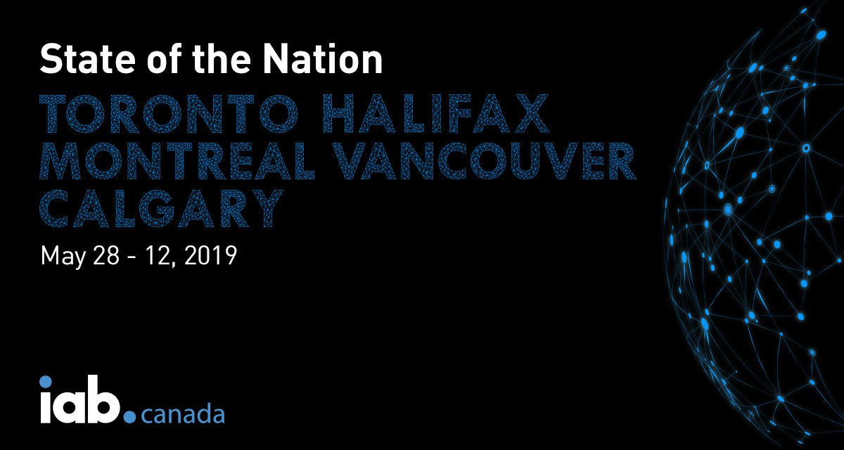 iabcanada's tweet photo. State of the Nation is coming to a city near you! Do you have your tickets yet? Save your seat here: https://t.co/FMjnQhUfdQ https://t.co/XLVMl5BKfn