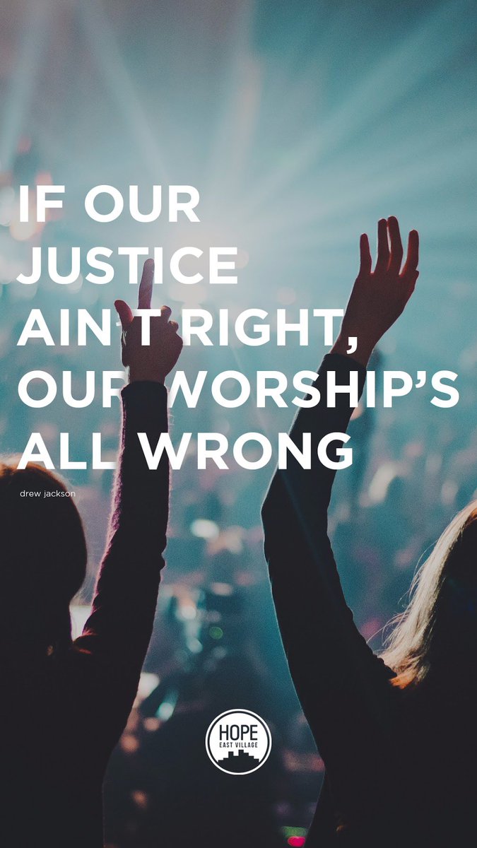 HopeEastVillage's tweet photo. Amos 5:23–24: Take away the noise of your songs; I won’t listen to the melody of your harps. But let justice roll down like waters, and righteousness like an ever-flowing stream...”If our justice ain’t right, our worship’s all wrong!” - @DJacks1123 https://t.co/JkpJ7Uo7Sk