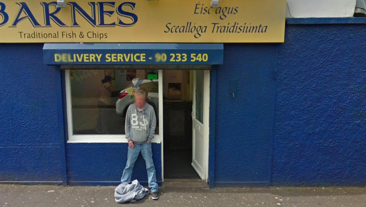 Barnes' Chippy, Beechmount.May 2014.