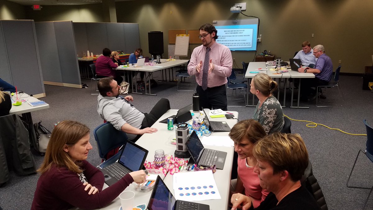 Michele_Dirkx's tweet photo. And that's a wrap 🎬 for DLT this year! Thanks to all of the Admin & IMCs for their after-hours monthly meeting time to discuss our district-wide initiatives. #CatchingExcellenceInSCSD @W_Dible @elli_wiemers @smstigers1 @alexolson54 @JohnsonTigers @spencercsd https://t.co/ZxfGli1XCg