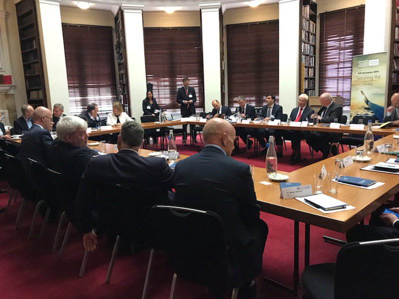 AIGemea's tweet photo. A few pictures from our inaugural AIG ‘Securing the Skies’ event today, in collaboration with our partner @RUSI_org. A full day’s agenda focused on the evolving threat landscape of the Aviation industry

#aviation #aerospace #aviationthreats #drones #uav #terrorism https://t.co/zihYAtAsx4