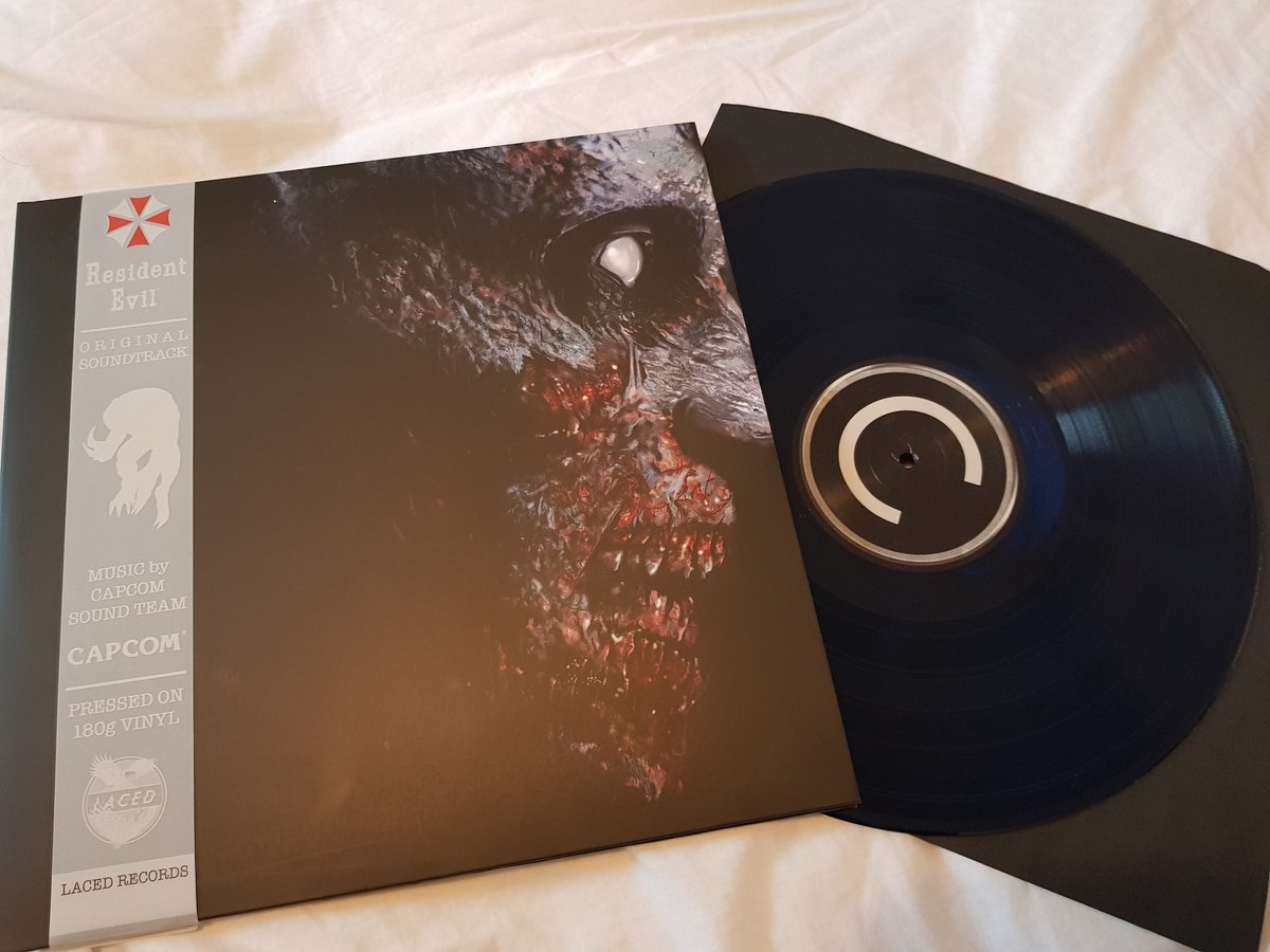 McCloudUK's tweet photo. I need to stop buying vinyl but how can one resist these? @Capcom_UK @CapcomUSA_ #capcomsoundteam @ResidentEvil #ResidentEvil2 @Laced_Records https://t.co/FYkfZllNWK