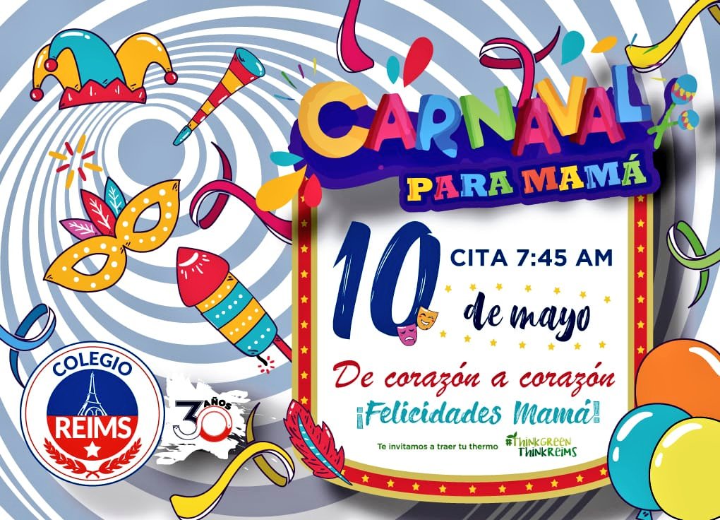ReimsOficial's tweet photo. #EventoReims - La fiesta para mamá es MAÑANA en el REIMS!!

 Acompáñanos para celebrar bailando 💃🏻 🕺🏻 🎉🎈🎭🤹🏻‍♀️🤹🏻‍♂️ #DíaDeLaMadre https://t.co/nl1EotOes4