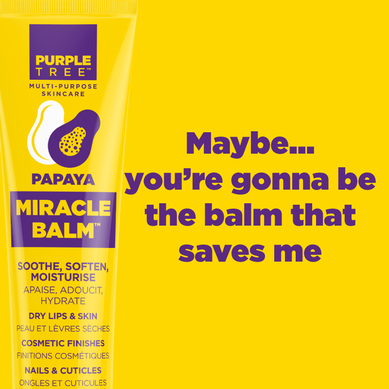 PurpleTreeSkin's tweet image. 🤩 Skin saving balms for your lips, hands, cuticles - shop Papaya Miracle Balms and our full flavour range online at Amazon.co.uk