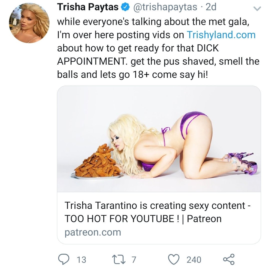 Patreon trisha tarantino