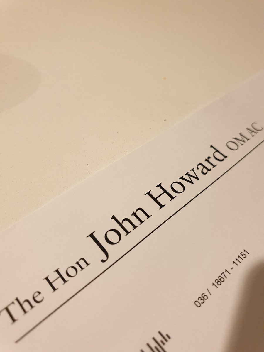 Today I received a letter from former PM John Howard which, I would describe, as a glowing reference for local member Peter Dutton. And it got me thinking... who was the last person John Howard gave a reference for? Cough cough.... Cardinal Pell.. cough....