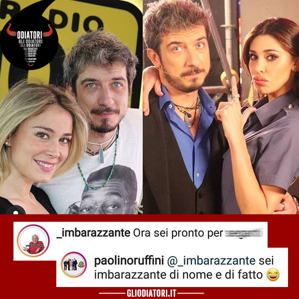 gliodiatori's tweet photo. Com'è il detto? Ne uccide più l'invidia che la spada..
#paoloruffini #paolinoruffini #lagentenonstabene #dilettaleotta #belen #coloradotv #radio106 https://t.co/8WmAICKKs5