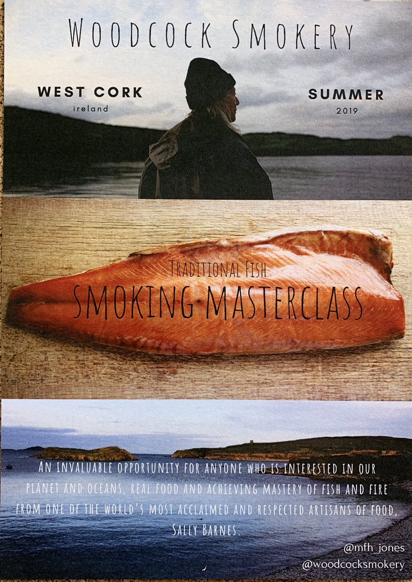 AnthonyOToole_'s tweet photo. Excited to say @sallybarnes_ is launching wild fish smoking classes this summer. Sally’s approach to sustainable fishing &amp; working only w/ wild fish for many years is highly admired by @SlowFoodHQ at #SlowFish

More details to be released soon 🎣
#ThisIsIrishFood #TasteTheIsland https://t.co/Gc3S6vZswL
