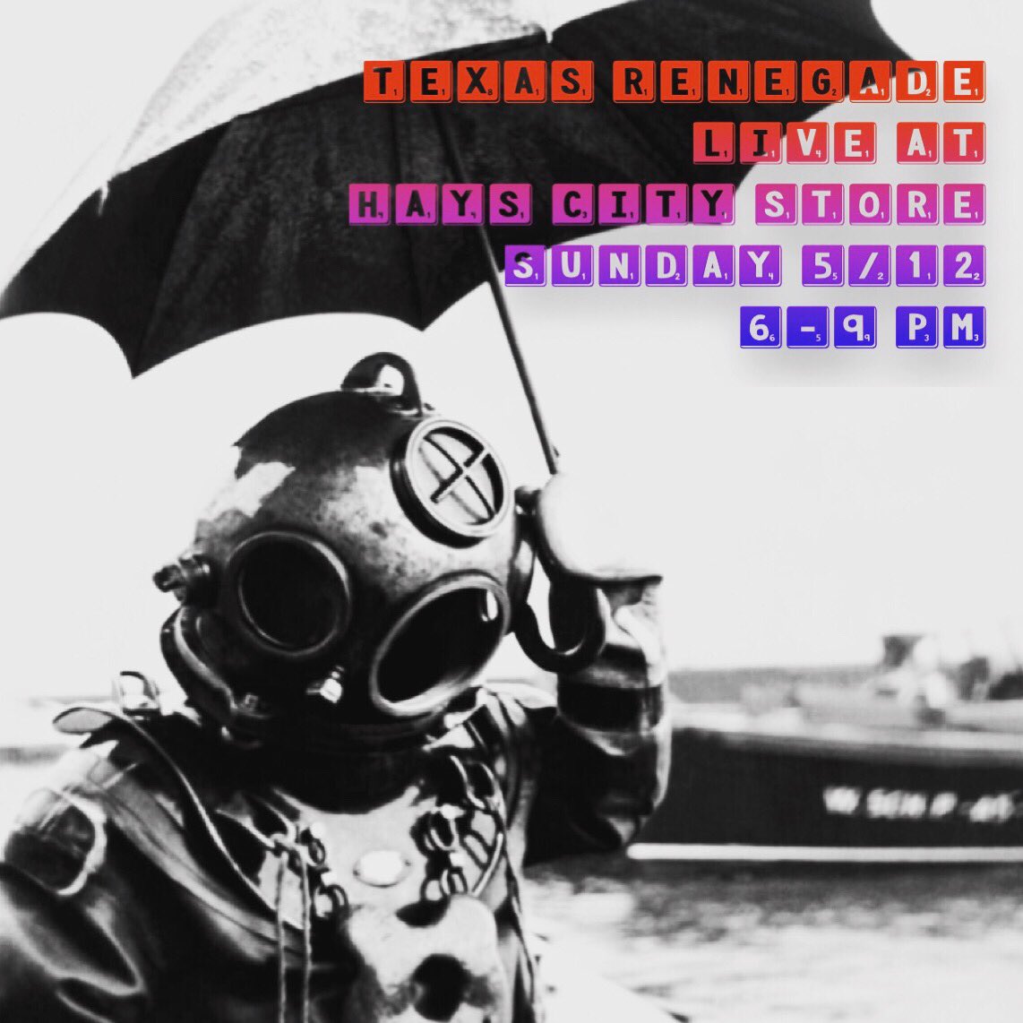 TXR's tweet image. Mother’s Day. Hays City Store. 6-9pm.