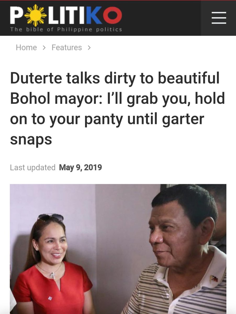 No wonder the cockroach cozies itself with the President. The stench is too strong on this one. Papayag ba tayo na enablers ng presidential kabastusan ang maluluklok sa darating na halalan? 

#LabananAngAbuso
