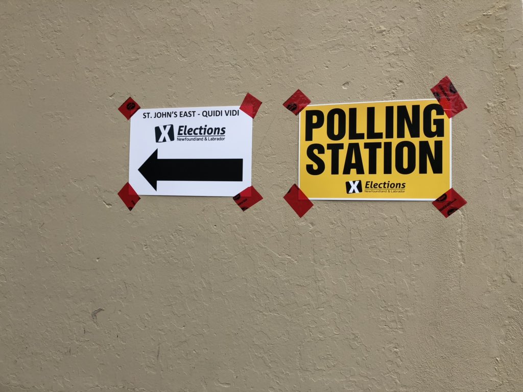 mandywoodland's tweet photo. Voted in the advanced poll today - I’m away next week and grateful for the opportunity to have my vote counted (&amp; vote with no lineups)! So grateful for those women &amp; men who fought for my right to vote 🗳 #nlpoli #nlvotes https://t.co/yL0OGPRwMw