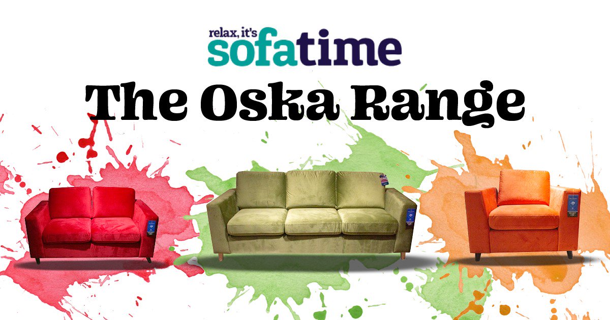 sofatime's tweet photo. Just arrived in-store! 

The Oska Range comes in a variety of colours and is available in a three seater, two seater and armchair. This stunning sofa comes with 25% off when you purchase two or more pieces, nice price too! 

https://t.co/hiSBhUui65

#sofetime #newsofa #OskaRange https://t.co/NYtMT8Du4p