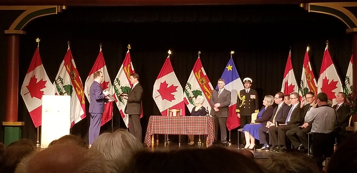 Swearing in ceremony with new Minister of Environment, Water and Climate Change!!