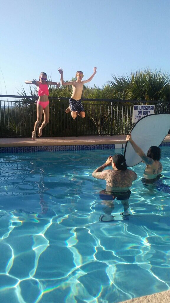73_deville's tweet image. Go ahead! Jump into the day! We did; it’s cool... #VacationMyrtleBeach 
#resortdirectmail #resortphotos