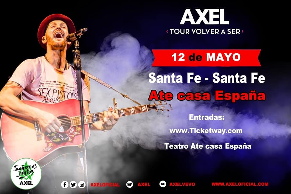 fcaxelsjuntos's tweet photo. Viernes, sábado y domingo de #VolverASer en:
*B U E N O S  A I R E S 💚
*S A N T A  F E 💚

@AxelOficial @AxelSJZonaSur https://t.co/DF54nH2iKf
