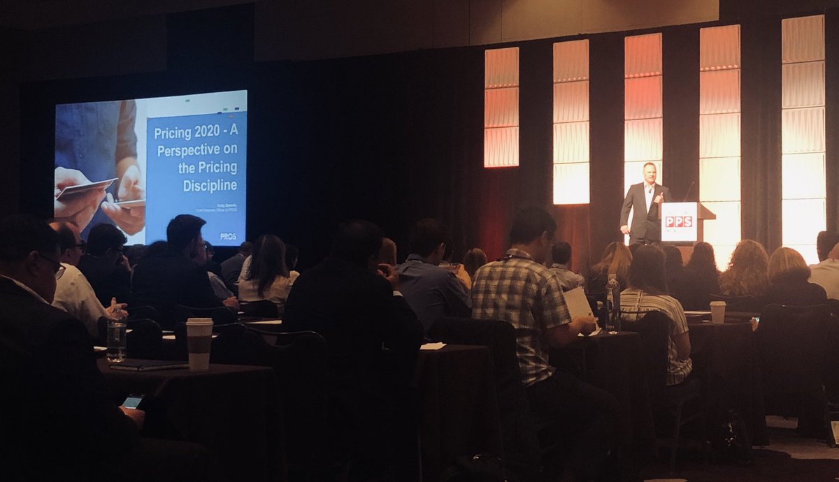 valchoward's tweet photo. On stage now at #PPSATL19, @zawadapricing shares that pricing is one of the top three elements of a successful digital transformation. https://t.co/ydBEmWbqjD