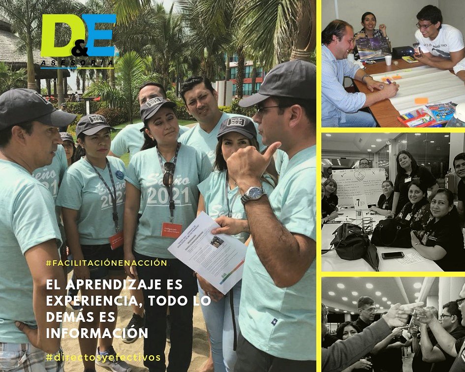 AsesoraDyE's tweet photo. Un #tbt🔙 mix que nos recuerda que el aprendizaje es un proceso activo, que se produce con la interacción y la colaboración de todo el equipo 🤜🤛 #teamwork
Experiencias #directasyefectivas #facilitaciónenacción #formacionparalatransformacion
Info@dyeasesoria.com.ec https://t.co/3k4EvQEGCx