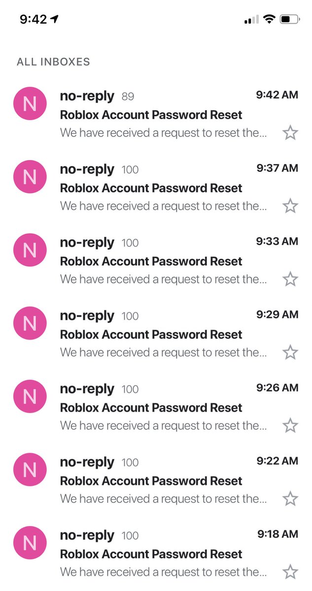 Evan Zirschky On Twitter Roblox Psa There Is A Something Wrong With The Roblox No Reply I And Many Others Have Received Over 3 000 Emails From It In Just The Past Two Hours - all roblox emails