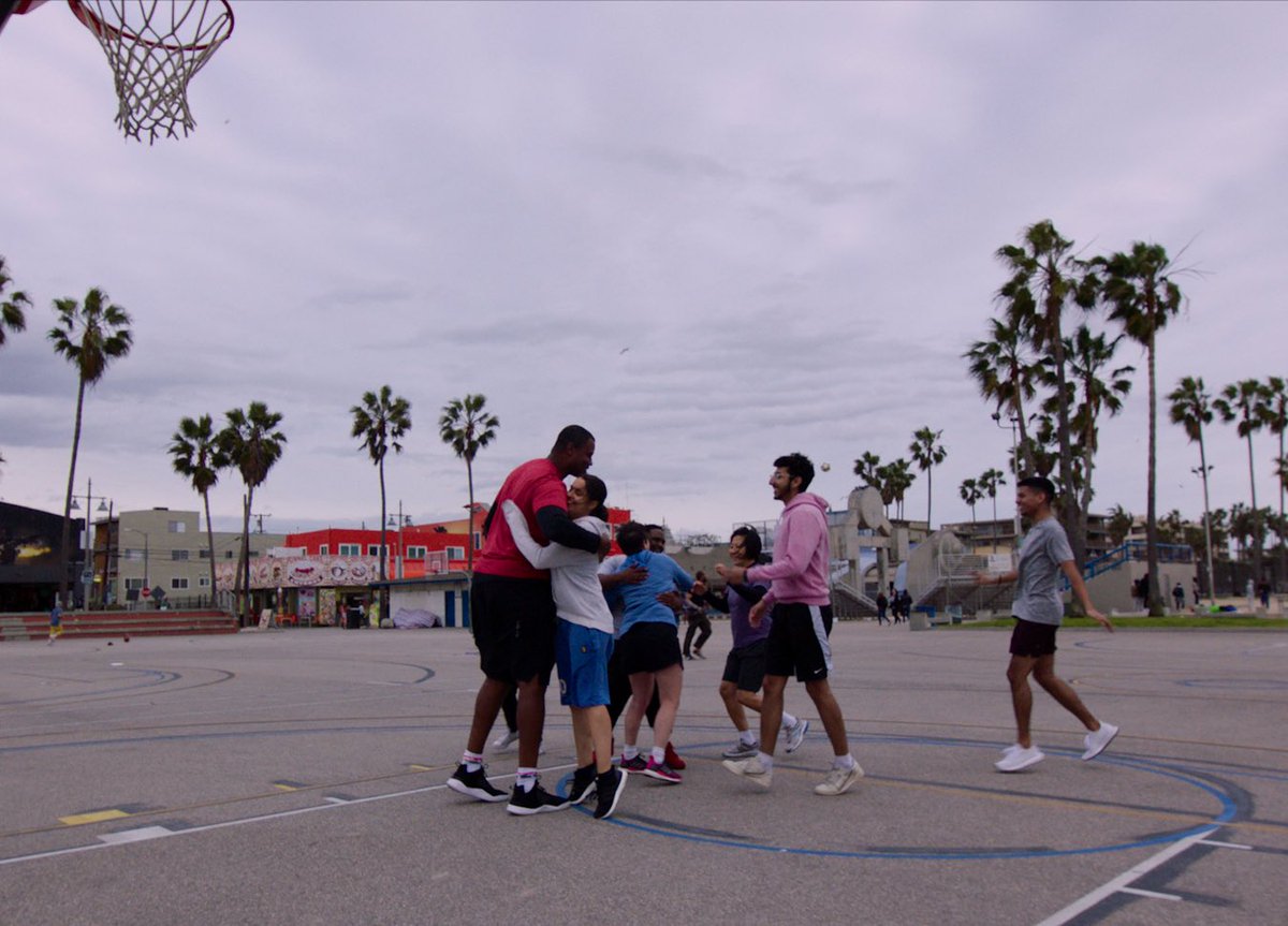 jasoncollins98's tweet photo. LINK IN BIO! Point Foundation’s Scholars on location in #venicebeach for the filming of our collaboration w/ @pridesocks. $5 of EVERY pair of #StandTallSock purchased is donated to @PointFoundation! AVAILABLE NOW! Please share! #custom4cause #jasoncollins #pointfoundation #pride https://t.co/c7EXT8OC9D
