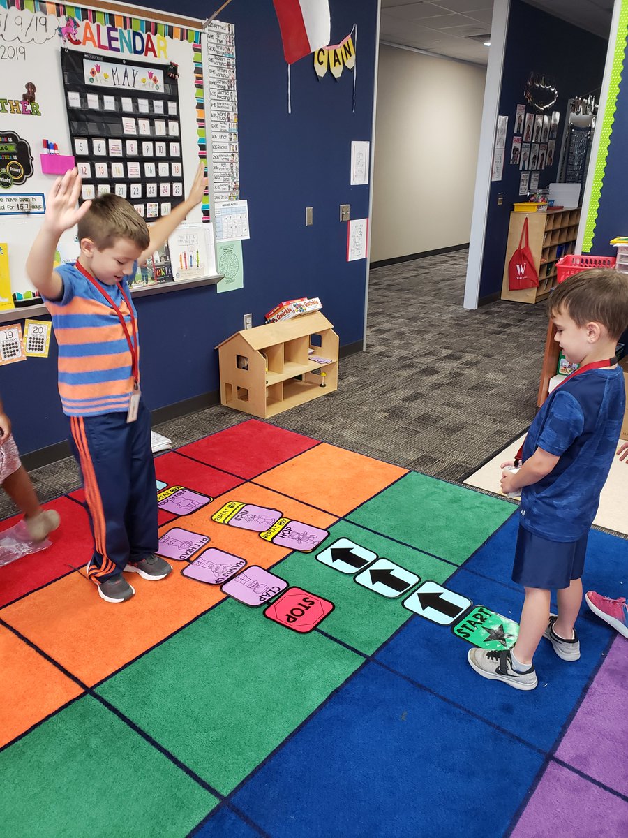 MrsCorinaSolis's tweet photo. We are learning the basics of coding by playing coding hop scotch! #FutureEngineersAtWork @WarnerCFISD #cfisdspirit https://t.co/hQLmv5CiqI