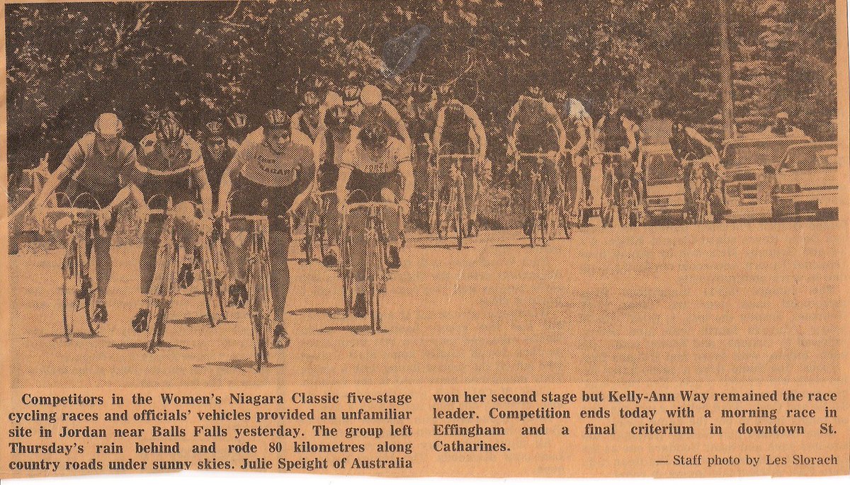 TBT Women Niagara Classic 1984 &amp; 1985 #Olympic Trials.  Are you one of these strong women?   <a href="/StCatharinesCC/">St. Catharines CC @StCatharinesCC@mstdn.ca</a>  <a href="/ontariocycling/">Ontario Cycling</a>  <a href="/CyclingCanada/">Cycling Canada</a> #Cycling #SBClassic #ProvincialChampionships