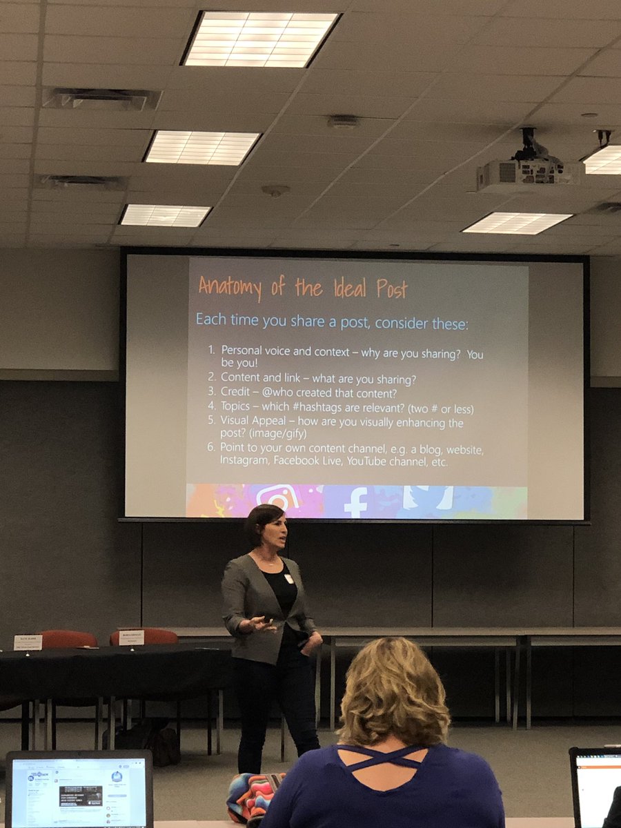 teccses's tweet image. Some great Personal Branding tips from @RobynHrivnatz &amp;amp; @Dr_Katie_Alaniz! #TECCSES