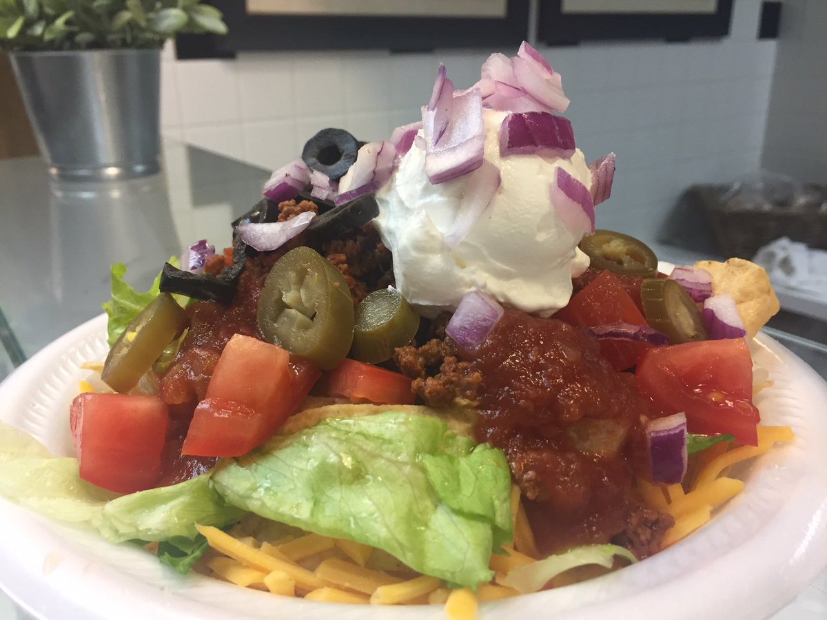 DOWNTOWN

116 S FRONT
Taco Salad
Soups: Chili, Broccoli Cheese 

50 N FRONT
Taco Salad
Soups: Chili, Lasagna Soup, Chicken Tortilla 

<a href="/DowntownMemphis/">Downtown Memphis</a>