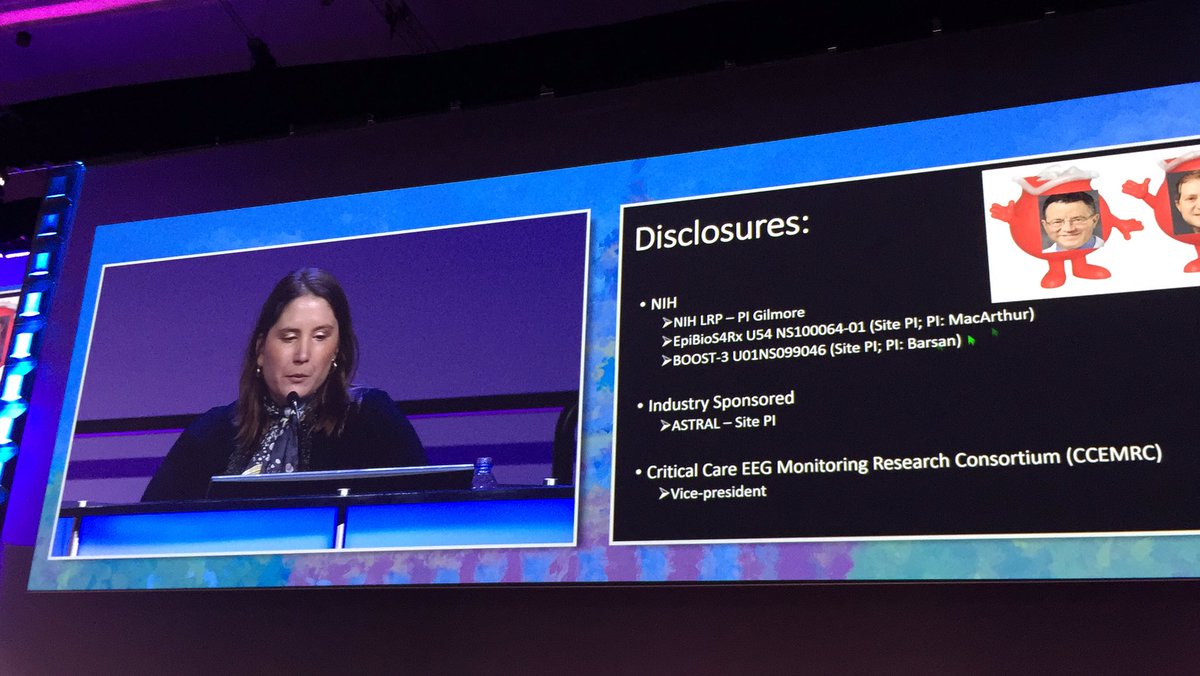 Dr Gilmore: cEEG in ICU matters! #AAN2019 #AANAM