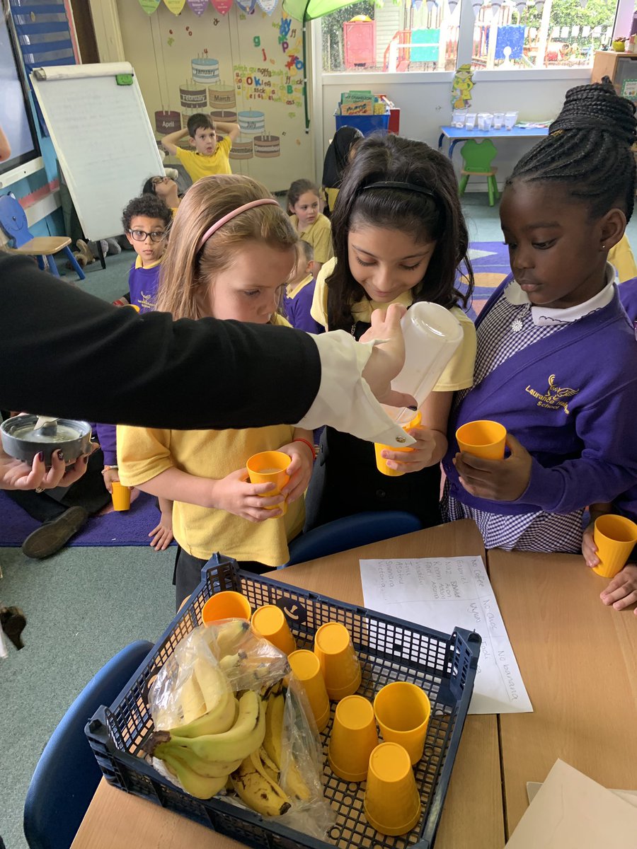 miss_lhs's tweet photo. Elm class tasted foods that grow in the rainforest today. Coffee and dark chocolate weren’t many children’s favourite, but we loved the banana smoothies! It was interesting to learn about how they grow and get from the rainforest to our plates @HeadLHS @LHS_Watford @MrsBygraveLHS https://t.co/ptVVYGSV1c