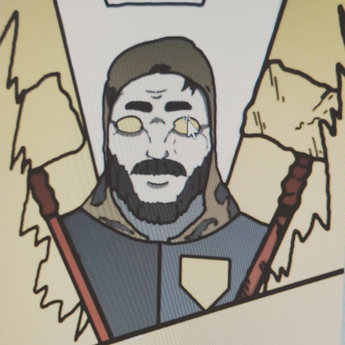 MagniMorbid's tweet photo. Yall like game of thrones? #got #gameofthrones #art #artist #baratheon #hammer #digitalart #knight #blackstag #yellow #armor #arty #digital #game #throne #love #bflc https://t.co/li4s0JkYwD
