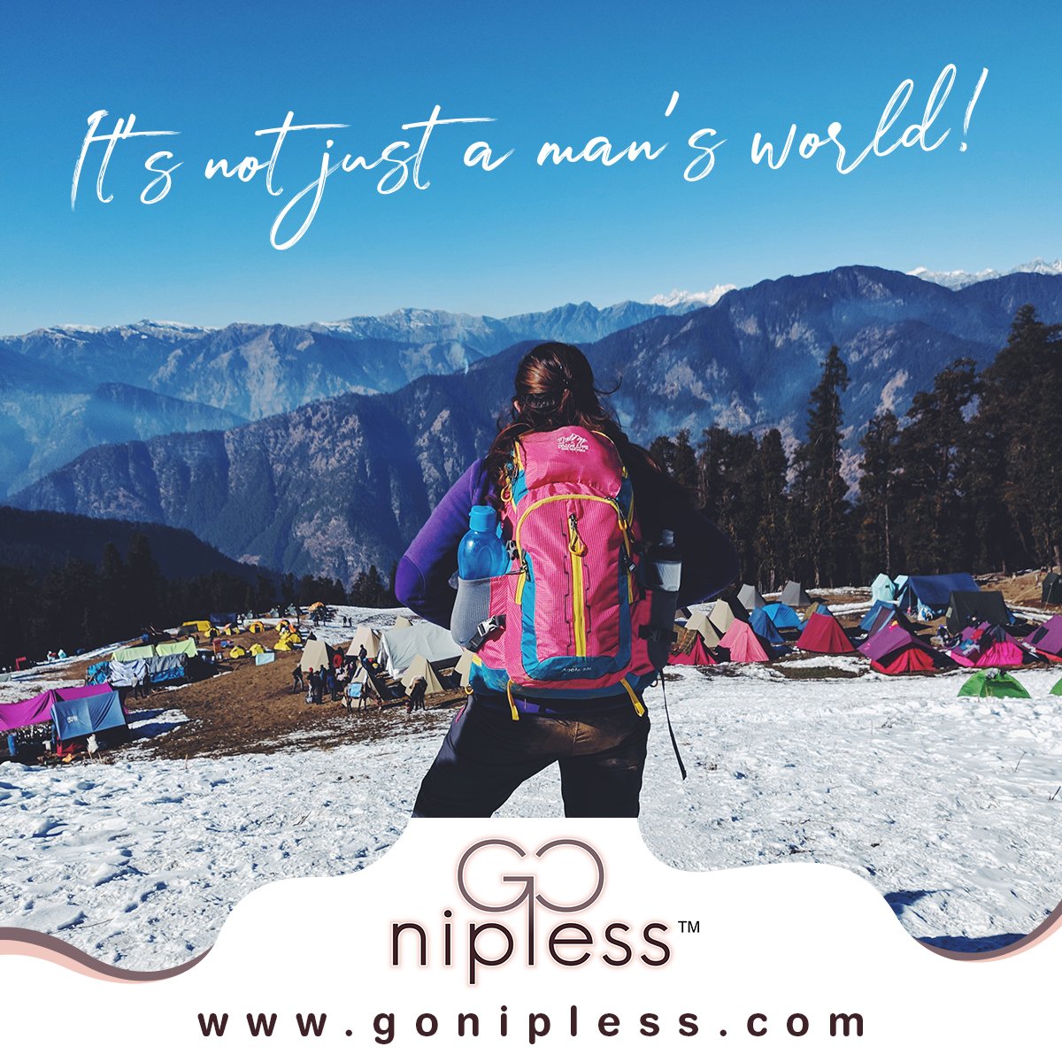 GoNipless's tweet image. It’s not just a man’s world! You can reach greater heights as long as you put your heart into it!

#womanpower #womanquotes #gonipless #nipplecover #braless #comfort #upto8hours #absolutecoverage #lightweight #forwomenbywomen