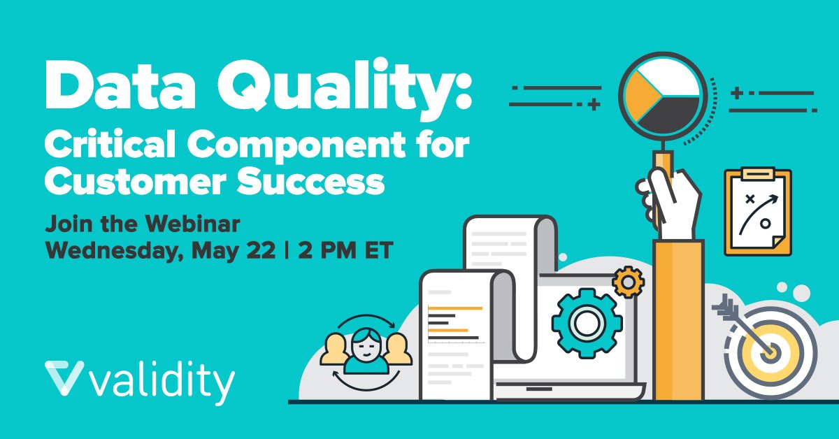 TrustValidity's tweet photo. Join a panel of #data experts as we discuss how to get a #dataquality initiative funded, calculate the #ROI, and so much more: https://t.co/quXUoCbiPr https://t.co/TVy7RUzJlB
