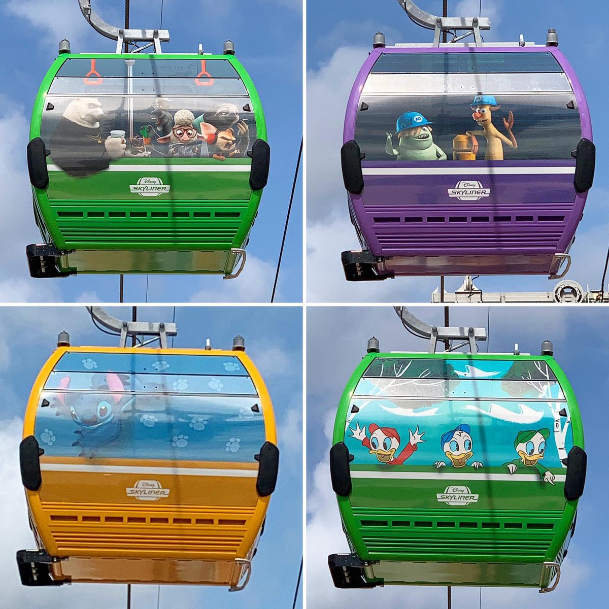 tradzak's tweet photo. THE GONDOLAS HAVE BEEN UNCOVERED!!! 😁🚡 #skylinergondola #skylinergondolas #disneyskyliner #disneyskylinergondola #hollywoodstudios30 #dhs30 #waltdisneyworld #disney #disneyworld #wdw #DisTwitter https://t.co/ENAYehNexl