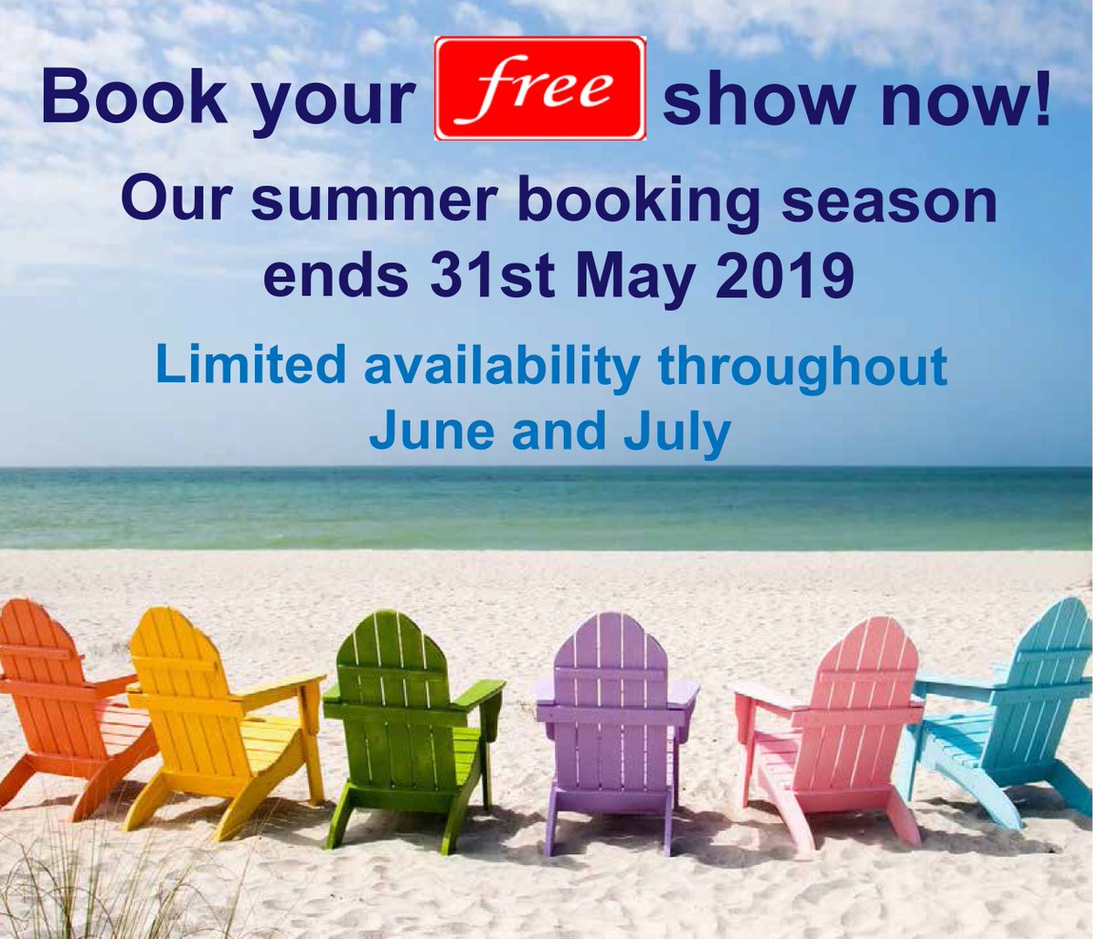 Coloursshows's tweet image. Don't miss out!

Our summer booking season ends 31st May 2019! Limited availability throughout June and July! ⛱☀️🌺🌸🌊🏝

To book a show or for more information please email, info@coloursfashionshows.com or call 0161 303 0463

Or visit: coloursfashionshows.com/Don&amp;#039;t miss out!