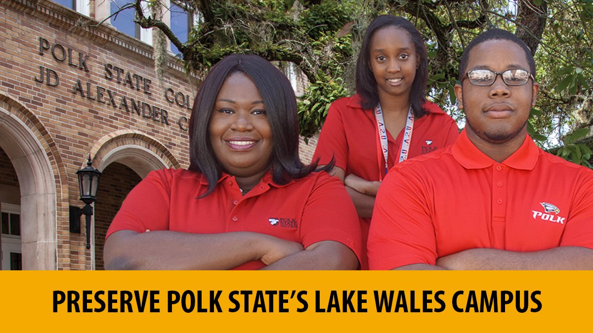 Polk State JD Alexander Center, the College’s Lake Wales Campus, needs community’s help bit.ly/2WtvAbs