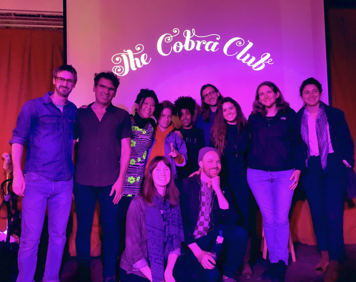 Last week’s Cobra Milk was supremely magical. Thanks to all these brilliant poets, musicians and writers for sharing their art with us