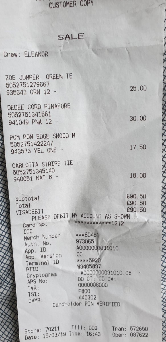 annapumerphotos's tweet photo. @FatFace Goodbye £25 and goodbye loyalty to Fat Face. Shame, I wear head to toe Fat Face and spend a *lot* of money in there. A lot more than the £25 replacement jumper would cost. Surely if I was scamming, I'd choose something a bit more pricey 😂 https://t.co/IJndExZ9IQ