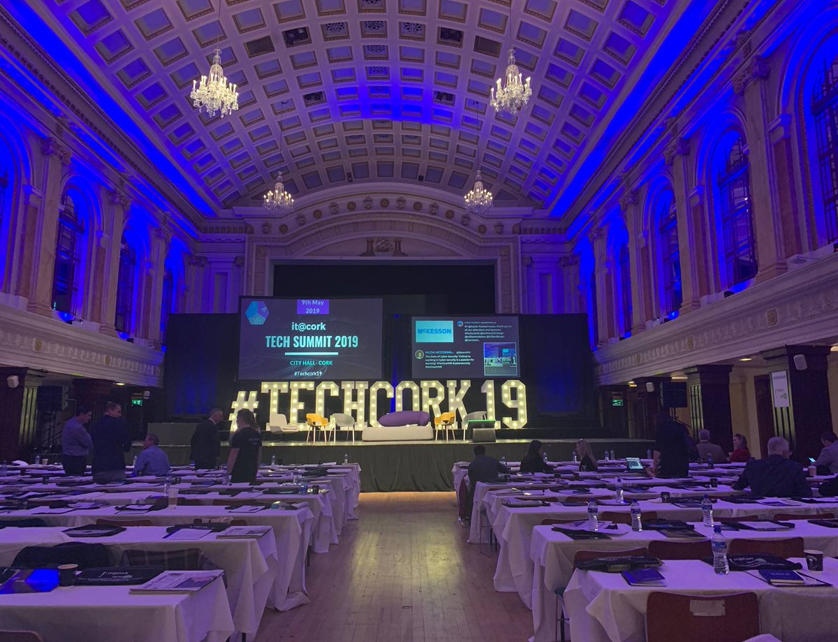 Thomas Gaffney, Director of Technology at 8 West Consulting is at <a href="/itcork/">EveryNewBaby</a> Tech Summit 2019 today. The day is filled with insightful talks and panel discussions including cyber security #TechSummit #Techcork19 #CyberSelfie
