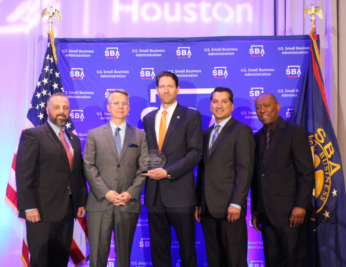 Congratulations to Wallis Bank customer Michael Scheurich and @ArchConCorp for winning the Entrepreneurial Success Award at the 2019 SCORE SBA Awards Luncheon.  #sba #sbaawards #entrepreneurialsuccess #smallbusinessweek