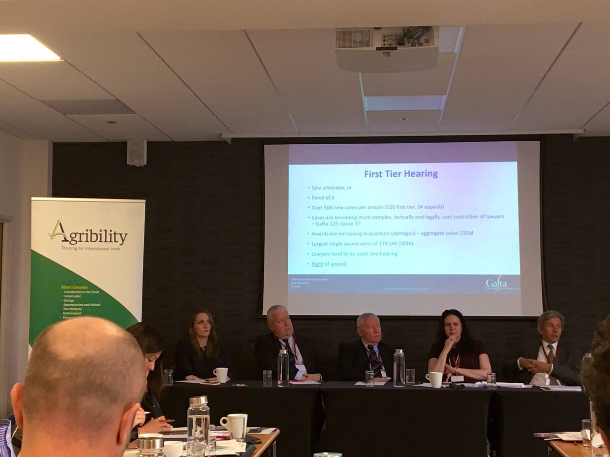 Gaftaworld's tweet image. Our two days course on #commodity #dispute resolution is well on the way! 👍 #gpdCDR