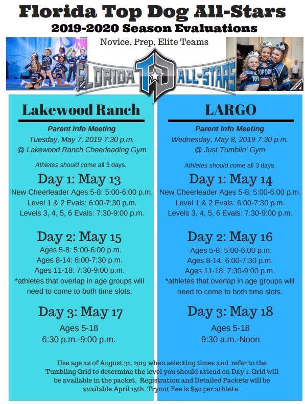 Tryouts are right around the corner! We cannot WAIT for season 20!
