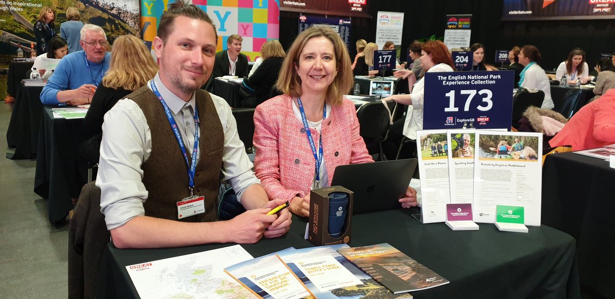 NPExperiences's tweet photo. Find us on stand 173 at #ExploreGB and discover England's National Parks (after we had tea with the Queen). #NPExperiences https://t.co/kM28NHJD7s