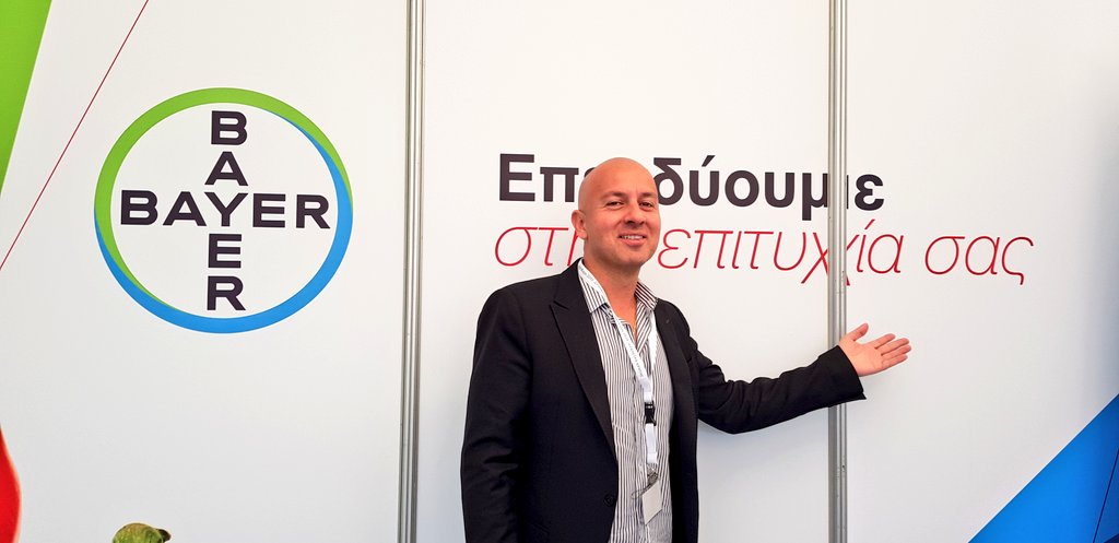 TroposEvents's tweet image. Τη δέσμευση στο κεντρικό μήνυμα της @Bayer HELLAS "επενδύουμε στην επιτυχία σας"' αποτελεί η παρουσία του CEO της επιχείρησης κ.Αποστόλου Κλοντζαρη στην.@AgroExpo_Ier