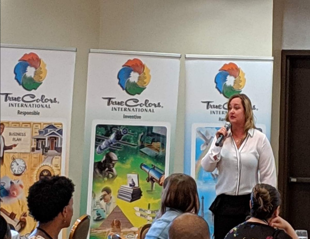 ReneaSkelton's tweet photo. What a blessing to speak at the inaugural True Colors “Best of the Best” Conference in Austin! Facilitators from around the country shared &amp; learned best practices while networking during the entire 3-day experience!  Don't miss out &amp; attend a workshop!  #TrueColorsConference2019 https://t.co/lEBGBuC8TQ