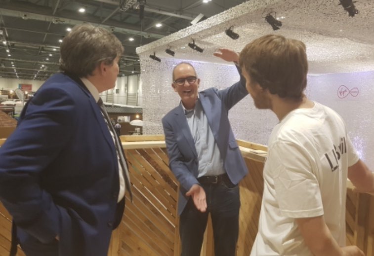 nacsba's tweet photo. @kitmalthouse & @Kevin_McCloud getting to grips with @Ubuild_UK @GDLive_UK. #custombuild & #selfbuild leading innovation in #selfbuildweek @TimesProperty @TownPlanningUK @ThePlanner_RTPI @CPRE @PlanningMag @theTCPA @LGALocalism @LGANews @BRE_Group @STAtimber @fmbuilders https://t.co/xWKL44RamB