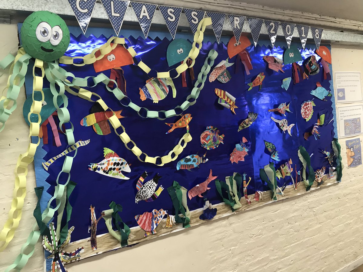 StMichaelsEW's tweet photo. Something fishy is going on in the corridor.
#smallestfish #classr #underthesea #hoorayforfish https://t.co/9wMIeXlu4n