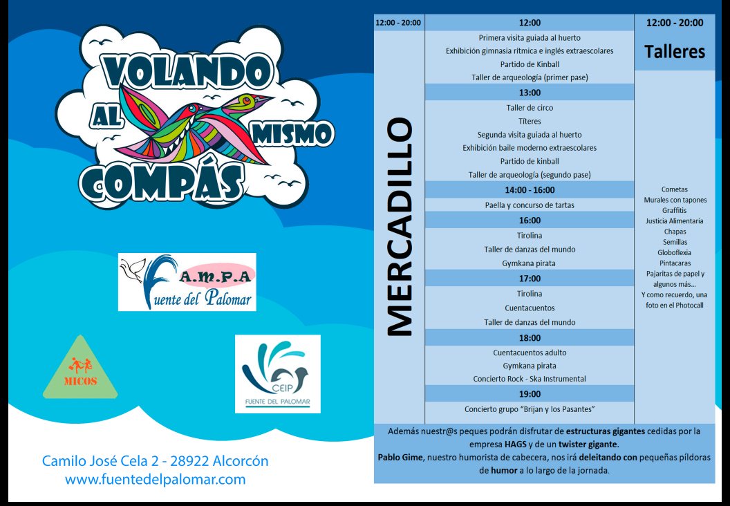 Volando al mismo compás.